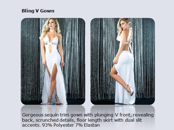 Bling V Gown